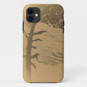 Coques Pour iPhone silhouette vintage de pin