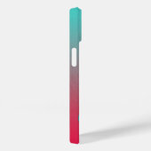 Coques Case-Mate iPhone Silhouettes de hippocampe turquoise Simple Naissan (Verso / Droite)