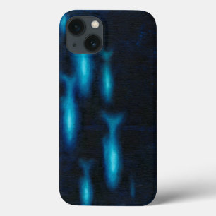 Etui iPhone Case-Mate Silhouettes de poisson bleu translucide