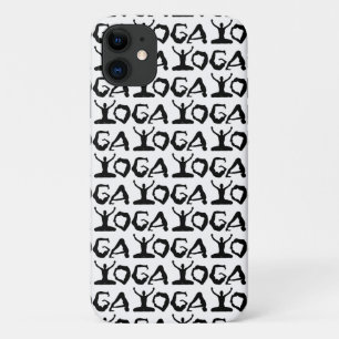 Case-Mate iPhone Case Silhouettes De Yoga Noir Et Blanc