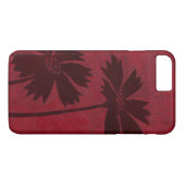 Coques Case-Mate iPhone Silhouettes en tête de fleurs sur Arrière - plan C (Dos (Horizontal))