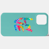 Coques Case-Mate iPhone Silken Windhound Tie Dye Love Dog Mom Dad (Verso (horizontal))