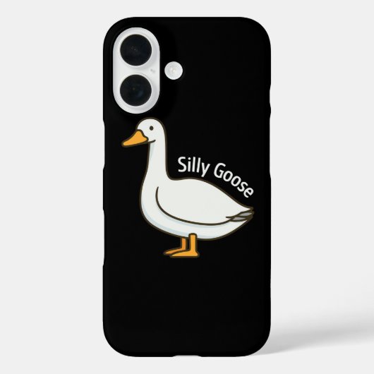 Coques Case-Mate iPhone Silly Goose Funny Cartoon Goose (Verso)