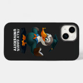 Coques Case-Mate iPhone Silly Goose University Student Funny (Verso (horizontal))