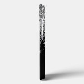 Coques Case-Mate iPhone Silver Black Girl Parties scintillant étincelante  (Verso / Gauche)