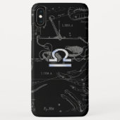 Coques Case-Mate iPhone Silver Chrome Libra Zodiac Connexion Hevelius (Dos)