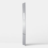 Coques Case-Mate iPhone Silver faux acier inoxydable accent argent (Verso / Droite)