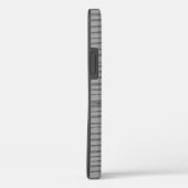 Coques Case-Mate iPhone Silver Grey Unique Moderne Motif (Verso / Droite)