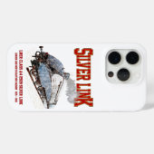 Coques Case-Mate iPhone Silver Link - LNER Classe A4 2509 Train à vapeur L (Verso (horizontal))