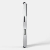 Coques Case-Mate iPhone Silver Metallic Texture Stainless Steel Look (Verso / Droite)