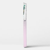 Coques Case-Mate iPhone Silver ombre 4 photo grille photo nom monogramme (Verso / Gauche)