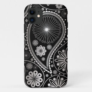 Coque Case-Mate Pour iPhone Silver paisley