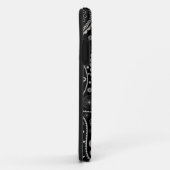 Coques Case-Mate iPhone Silver paisley (Dos/Droite)