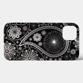 Coques Case-Mate iPhone Silver paisley (Verso (horizontal))