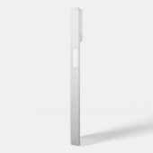 Coques Case-Mate iPhone Silver Shimmer Élégant Calligraphie Nom du script (Verso / Droite)