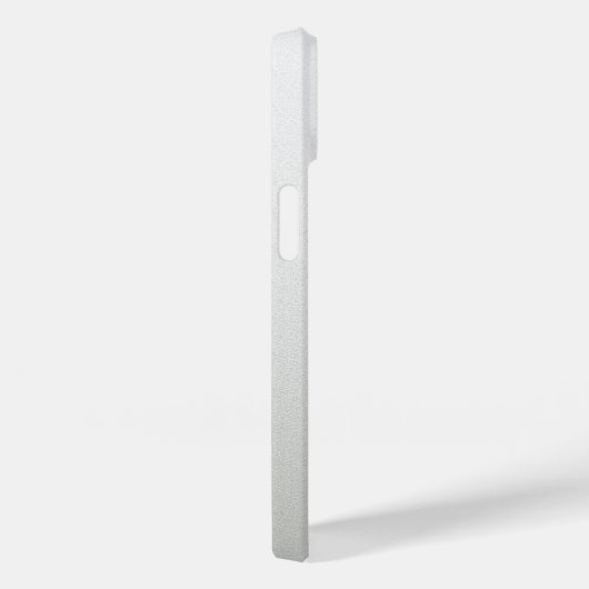 Coques Case-Mate iPhone Silver Shimmer Élégant Calligraphie Nom du script (Verso / Droite)