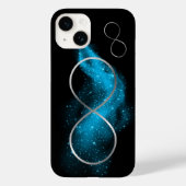 Coques Case-Mate iPhone Silver & Turquoise Minimal | (Verso)