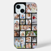 Coques Case-Mate iPhone Simple 18 photo Collage couleur personnalisée (Verso)