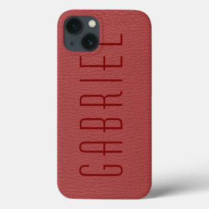 Etui iPhone Case-Mate Simple apparence en cuir Renard Rouge