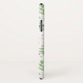 Coques Case-Mate iPhone Simple Aquarelle verte Motif Eucalyptus (Dos/Droite)
