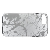 Coques Case-Mate iPhone Simple blanc gris Ombre Plain Personnalisé (Dos (Horizontal))
