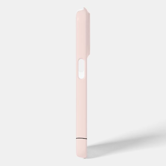 Coques Case-Mate iPhone Simple Blush rose Girly Script Nom monogrammé (Verso / Droite)