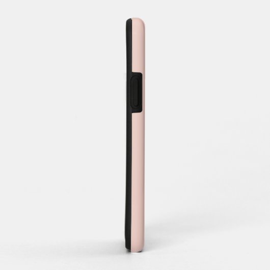Coques Case-Mate iPhone Simple Bold Initiale Monogramme Rose pâle (Dos/Droite)