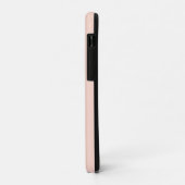 Coques Case-Mate iPhone Simple Bold Initiale Monogramme Rose pâle (Dos/Gauche)