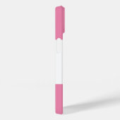 Coques Case-Mate iPhone Simple Chic Classic Pink Bow Nom Monogramme (Verso / Droite)