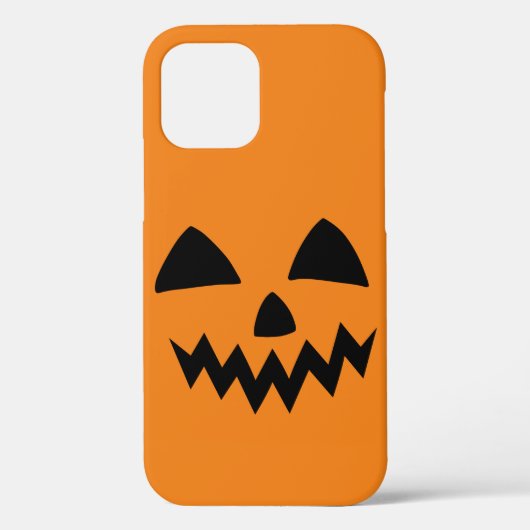 Coques Case-Mate iPhone Simple Citrouille d'Halloween face fantôme flippan (Verso)