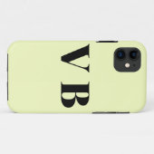 Coques Case-Mate iPhone simple couleur pastel personnalisée minimale solid (Dos (Horizontal))