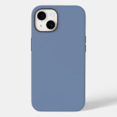 Coques Case-Mate iPhone Simple couleur uni bleu ardoise (Verso)