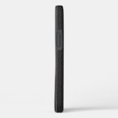 Coques Case-Mate iPhone Simple cuir noir (Verso / Droite)