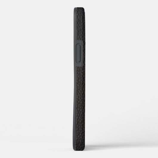 Coques Case-Mate iPhone Simple cuir noir (Verso / Droite)