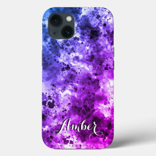 Case-Mate iPhone Case Simple éclaboussure aquarelle violet noir Personna