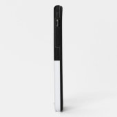 Coques Case-Mate iPhone Simple élégance noire et blanche ! (Dos/Gauche)