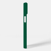 Coques Case-Mate iPhone Simple Élégant Classique Moderne Nom Vert Foncé. (Verso / Droite)