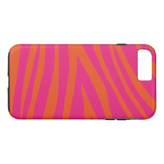 Coques Case-Mate iPhone Simple fille Zebra Stripes Texture personnalisée (Dos (Horizontal))