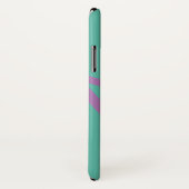 Coques Case-Mate iPhone Simple Fun Nom initial brillant Couleurs modifiabl (Dos/Droite)