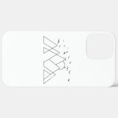 Coques Case-Mate iPhone Simple Geometric Mountains With Birds Nature Ar (Verso / Droite)