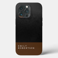 Simple Gris clair Noir Brown Moderne Minimaliste