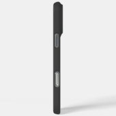 Coques Case-Mate iPhone Simple gris foncé - Couverture élégante pour iPhon (Verso / Droite)