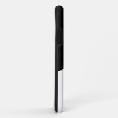 Coques Case-Mate iPhone Simple mais élégant noir et blanc ! Coque-Mate iPh (Dos/Droite)