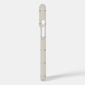 Coques Case-Mate iPhone Simple Mid-Century Moderne Sage Motif vert (Verso / Gauche)