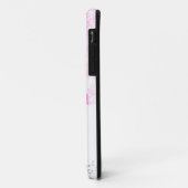 Coques Case-Mate iPhone simple minimal ajouter nom monogramme rose demoise (Dos/Gauche)