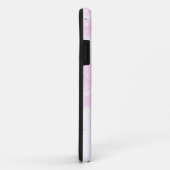 Coques Case-Mate iPhone simple minimal ajouter nom monogramme rose demoise (Dos/Droite)