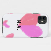 Coques Case-Mate iPhone SIMPLE MINIMAL.CUTIE AJOUTER NOM BÉBÉ lettre Jeter (Dos (Horizontal))