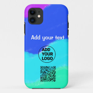 Case-Mate iPhone Case Simple minimal q r code add logo scan code name te
