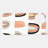 Coques Case-Mate iPhone Simple minimalisme motif transparent avec gouache  (Verso (horizontal))