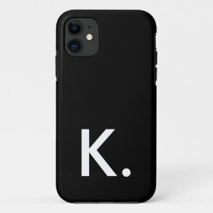 Case-Mate iPhone Case Simple minimaliste personnalisé noir